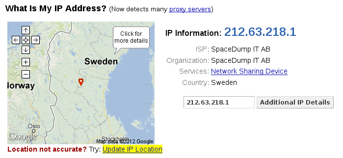 ip address through tor